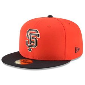 [11554516] Mens New Era MLB 59Fifty Authentic BP Fitted - San Francisco Giants